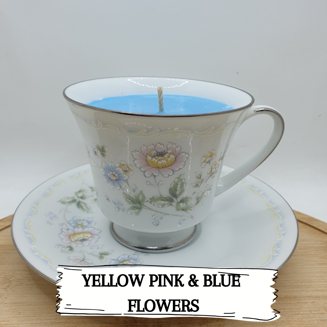 DIVINE TEACUP CANDLES - WITH SAUCER