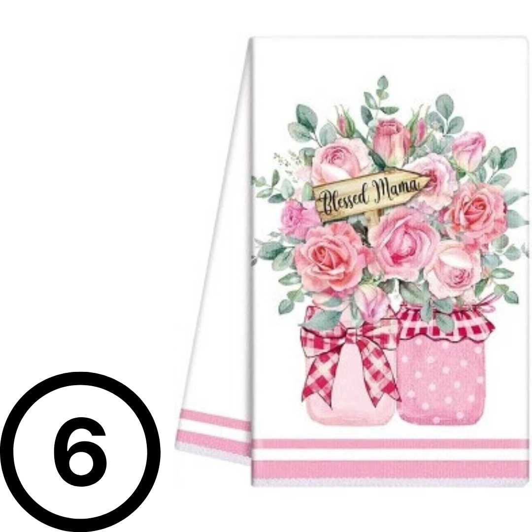 MOTHER'S DAY TEA TOWELS
