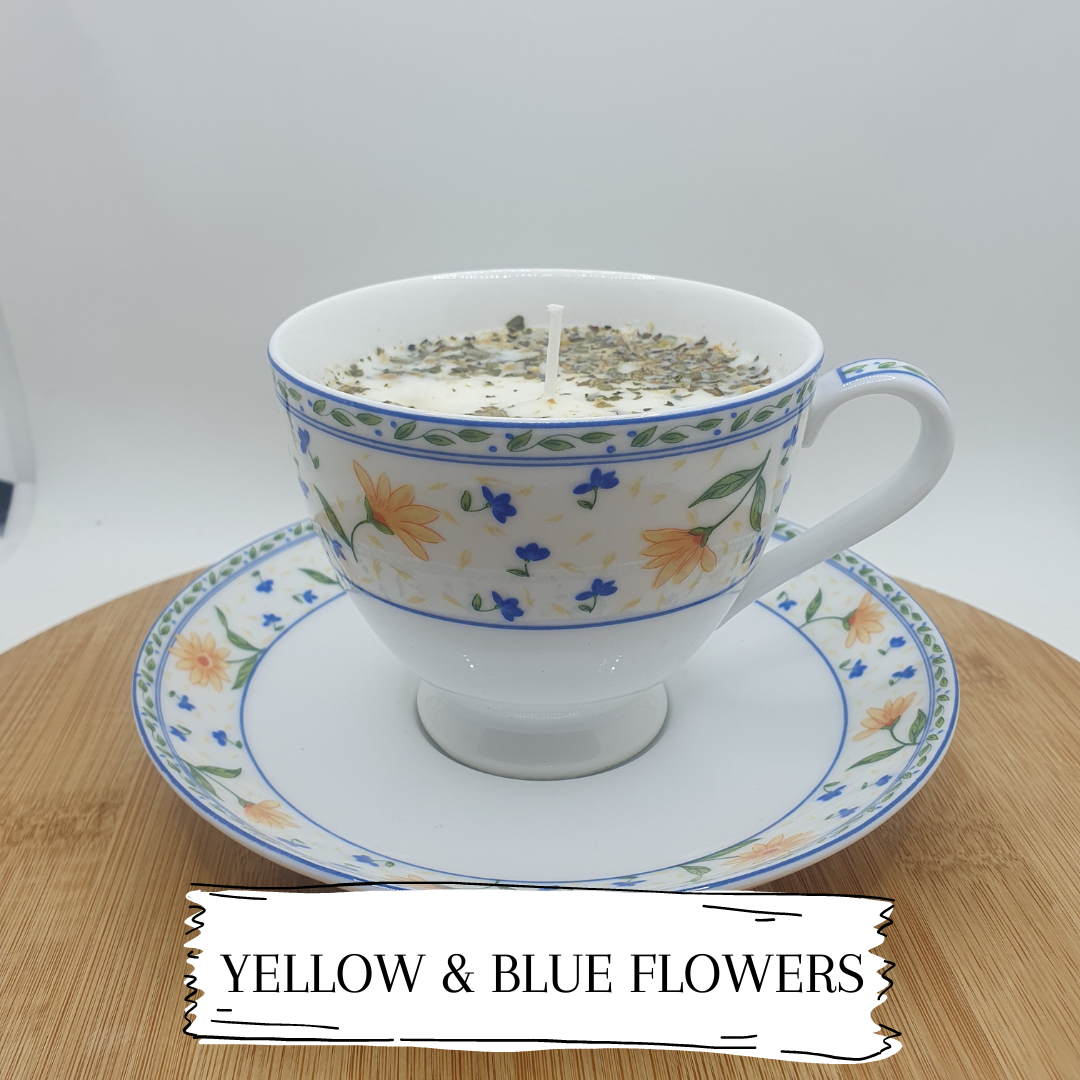 DIVINE TEACUP CANDLES - WITH SAUCER