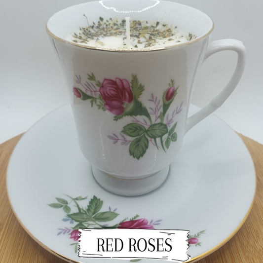 DIVINE TEACUP CANDLES - WITH SAUCER