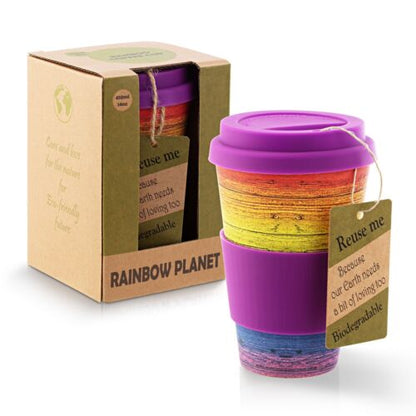RAINBOW BAMBOO TRAVEL MUG